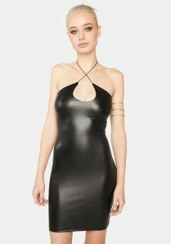 X_Blanc Late Cross Your Heart Mini Dress