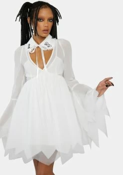Dolls Kill X Hot Stuff Casper The Friendly Ghost Babydoll Dress