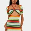 Edikted Andrea Cut Out Knitted Mini Dress