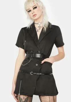 X_ Half Heart No Feelings Mini Dress