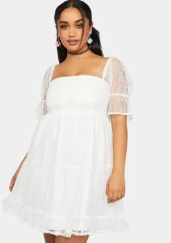 DELiA*s By Dolls Kill Plus Short-Notice Nuptials Mini Dress