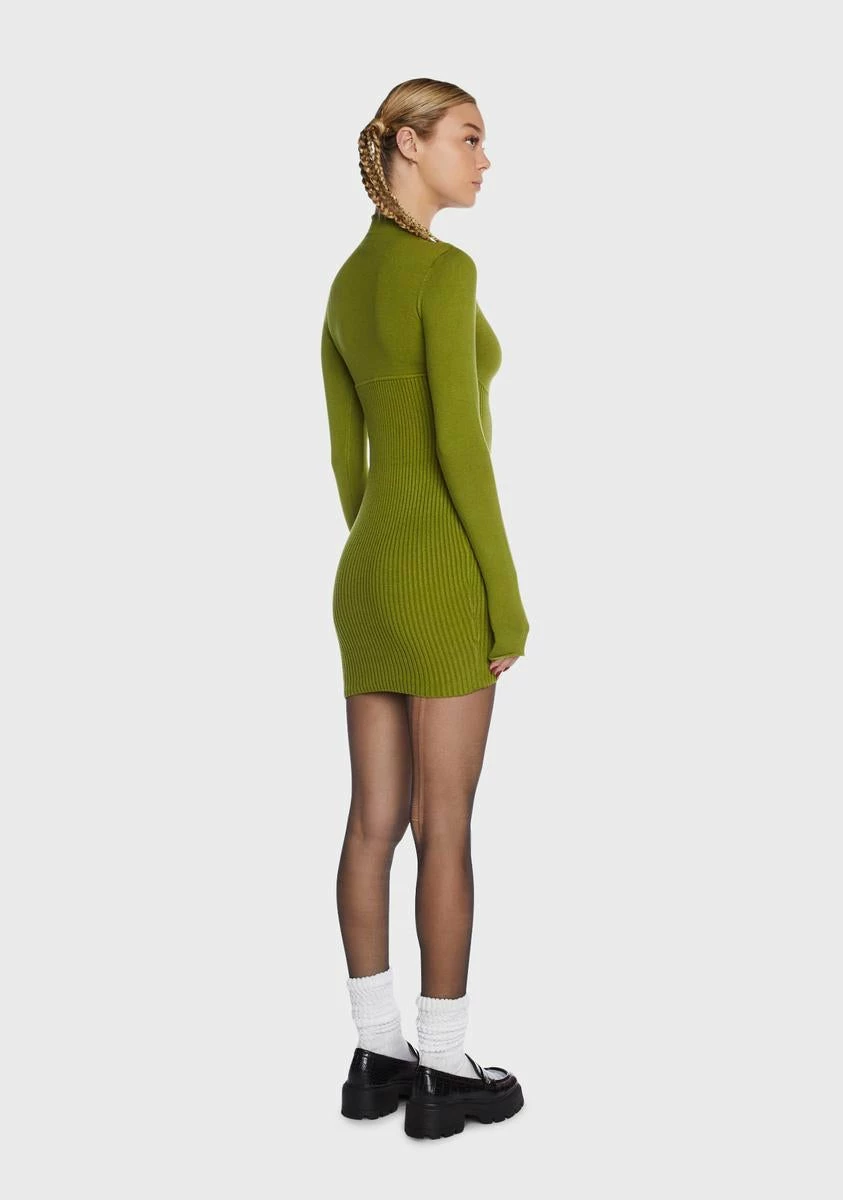 X_Klesis Feelin' Rich Sweater Mini Dress - Image 3