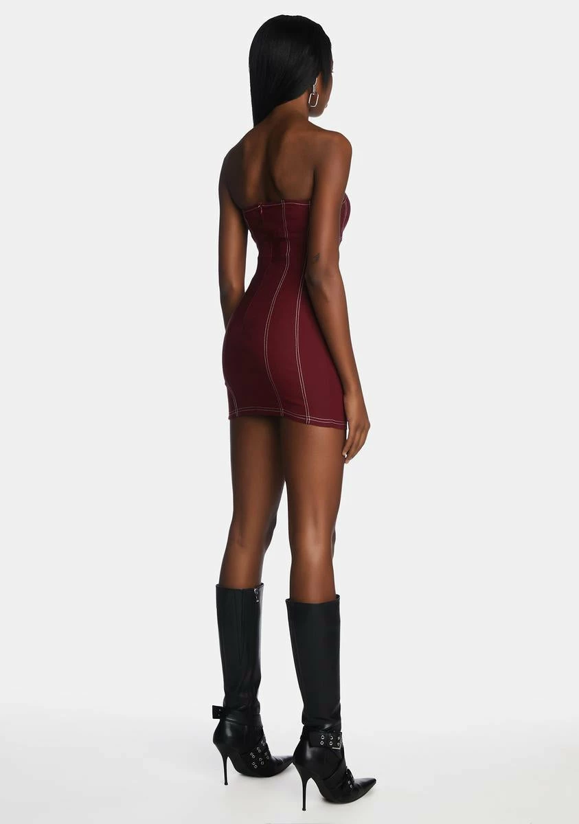 Motel Baladis Mini Dress - Image 4