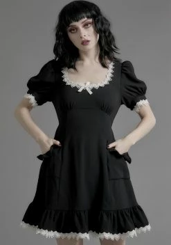 Widow Porcelain Gaze Babydoll Dress