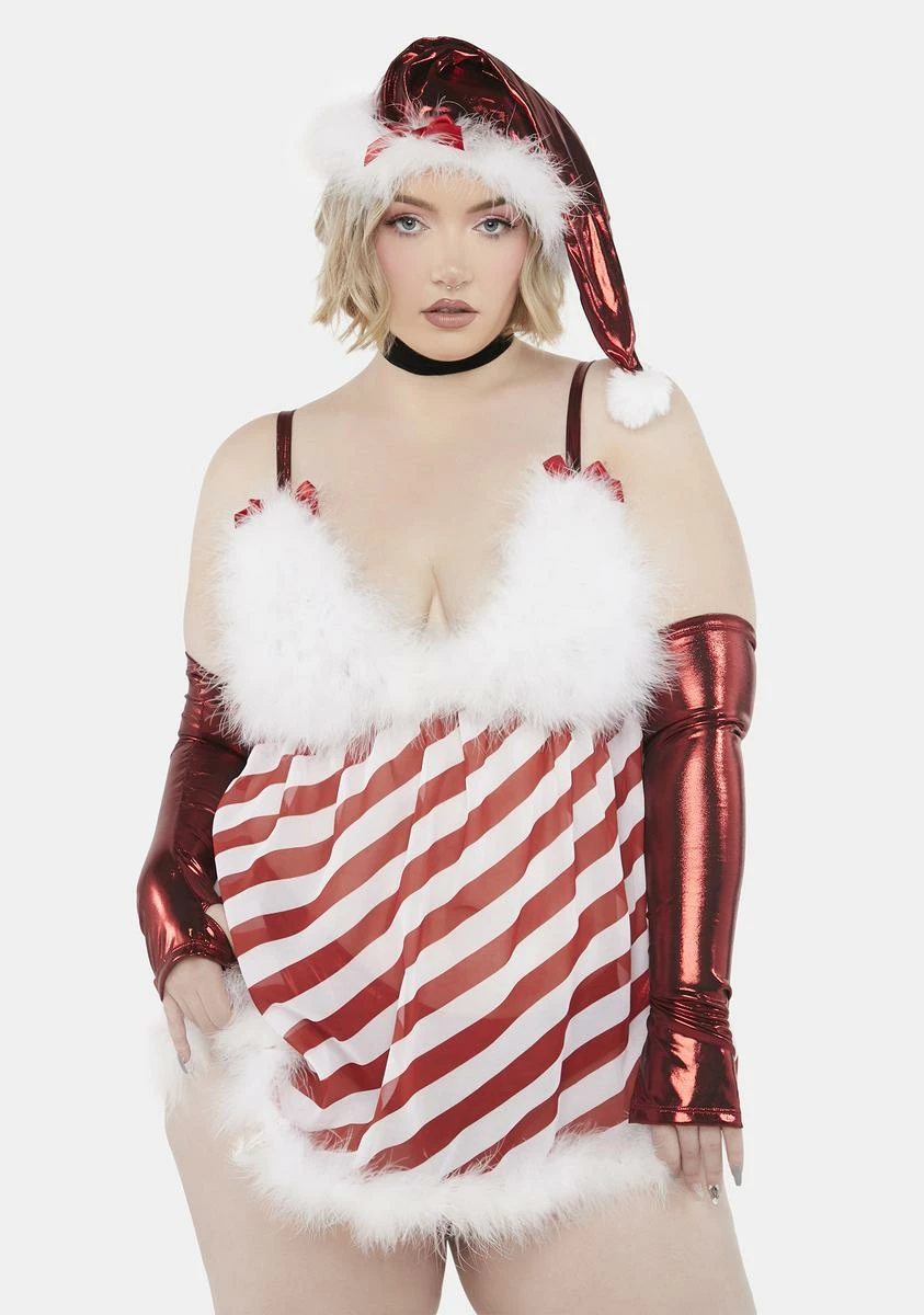 Trickz N' Treatz Plus Santa's Helper Costume Set