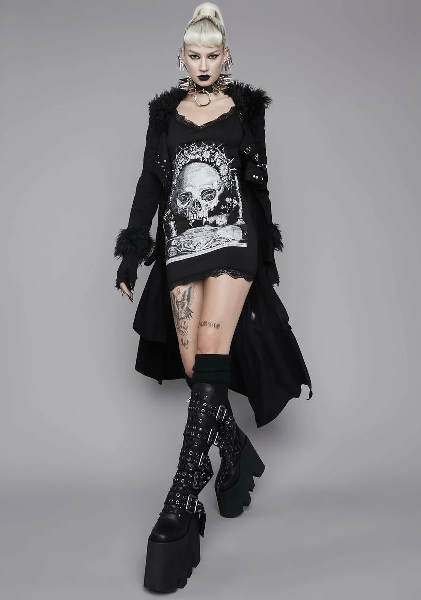 Widow At The Burial Mini Dress - Image 3