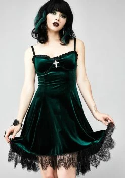 Widow Blind Faith Velvet Dress